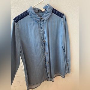 Boutique Brand Chambray Top
